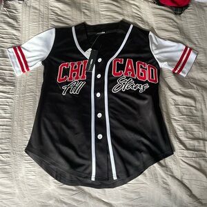 Oversized Chicago Allstars basketball jersey
